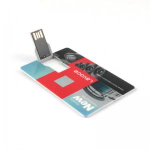 China 360 Degree Rotation Credit Card Usb Memory Stick 2.0 UDP Flash Chips 80MBS supplier