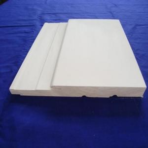 China White Wood Window Molding , Interior Window Frame For Building Ornament DG8101 supplier
