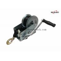 China 1136kg / 2500LBS 2 Gear Manual Hand Winch Hand Crank Gear Tool Fit Heavy Duty ATV Trailer Boat on sale