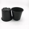 China Cylindrical 0.5L Mini White Plastic Flower Pots Easy Transplanting wholesale