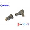 China Female Coaxial Cable Connectors , Coaxial Cable Elbow Connector Without Nut wholesale