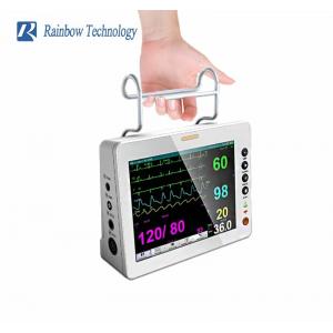 ISO Wall Mounted Portable Patient Monitor Multiparameter 8In With Audio Visual Alarm