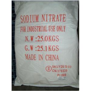 nitrato de sódio de 99%/99.3% preços (nano3)