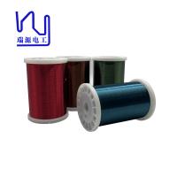 China Winding Coils Solderable Magnet Wire Blue / Green / Red / Brown Color on sale