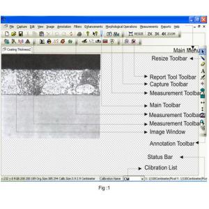 Image Editing  Metallurgical Analysis Investigation Software With Image Processing