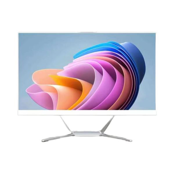 China Fabrica OEM 21.5' 23.8' 27 pulgadas de monitor de escritorio con cámara web incorporada Todo en uno Android y sistema Win con toque capacitivo supplier