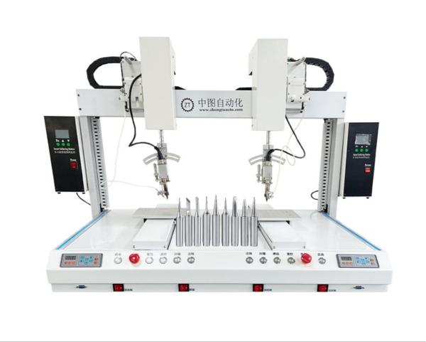 PLC Control System Safe and Lead-free Automatic Soldering Machine for Environmentally Friendly Working Environment 65kg