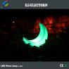 lampe de table à LED en forme de lune illuminée
