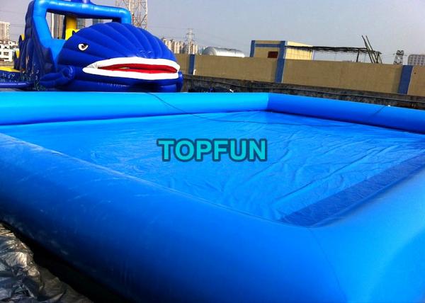 Piscinas inflables azules para las bolas inflables del tobogán acuático/del agua