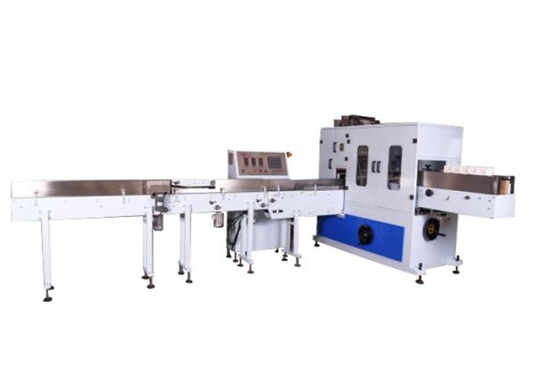 Hand Towel Tissue Paper Packing Machine , Napkin Packing Machine With PLC HMI