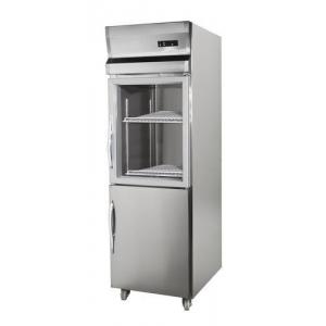 China ROHS Commercial Refrigeration Freezer Double Solid Door Upright Fridge For Restaurants supplier