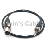 China SONY D11 Camera Audio Cable 3.5mm TRS Audio Plug Conversion locking 3.5mm TRS Audio Plug To 3 Pin MINI XLR female on sale