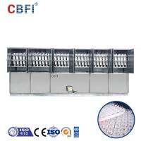 China 10 Tons Per Day Cube Ice Maker With PLC Controller on sale