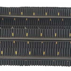 China Black Corrugated Sidewall Conveyor Belt NN100 NN150 NN200 supplier