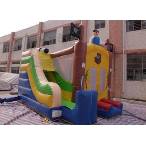 Theme Park Inflatable Combo Toddlers Pirate Ship Bouncy Castle For Rent
