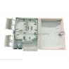 White 16 Port Outdoor Fiber Optic Termination Box IP65 PC+ABS Plastic 1X16