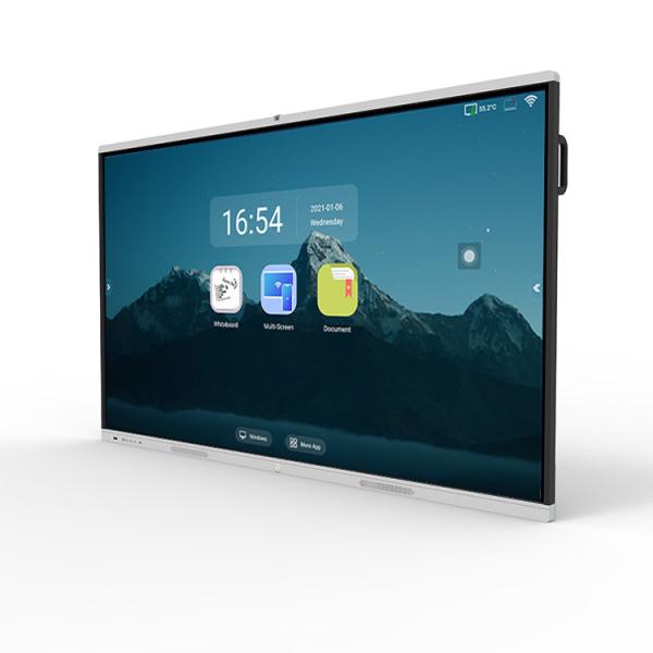 Silver Smart Class Interactive Whiteboard Capacitive Touch Electronic