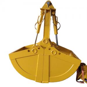 15-24 Ton Excavator Clamshell Grab Bucket Double Cylinder Hydraulic