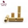 luxury high end printed logo custom bamboo natural empty lipstick tube