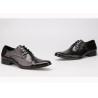China British Style Men Brogue Shoes Waterproof Black Lace Up Dress Shoes For Business wholesale