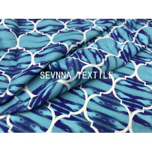 Printed Aquafil Fishing Net Nylon Spandex Fabric For Activewear Light Weigt