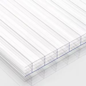 China UV Protection Twin Wall Polycarbonate Panels , Multiwall Polycarbonate Roofing Sheets on sale