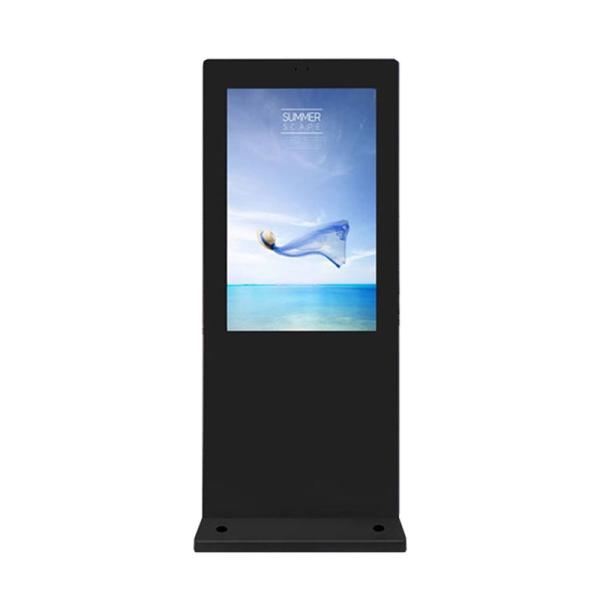 China 可動式屋外フロアスタンドディスプレイ LEDポスター画面 黒フロアスタンディング IP67 LCD 4K SDKキット P3 LEDパネル supplier