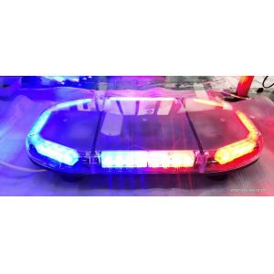 China 58cm Length Mini Led Light Bar With Speaker Siren Inside, With Magnet Fixation supplier