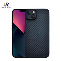 China Precision Camera Cutting Carbon Fiber Mobile Case Black Color For IPhone 14 Pro on sale