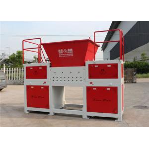 China Heavy - Duty Twin Shaft Shredder PLC Control System Overload Protection Long Service Life supplier