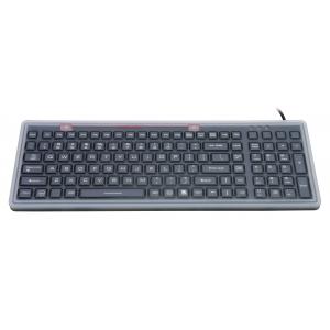 China JH-MB106 Industrial Flexible USB Keyboard with Membrane made of silicone supplier