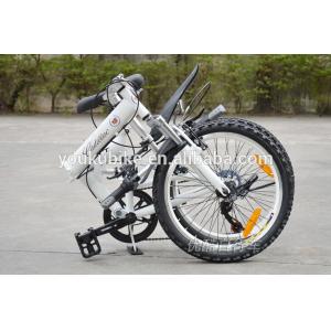 OEM White 20 Inch Carbon Fiber Folding Mountain Bike