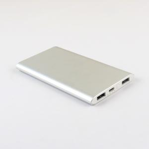 China Engraving LOGO Metal Portable Power Bank 5000MAH with Optimized Heat Dissipation supplier