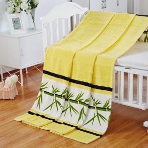China 100% Polyester Flannel Print Blanket For Travel / Picnic / Hotel With Soft Handle Feeling supplier