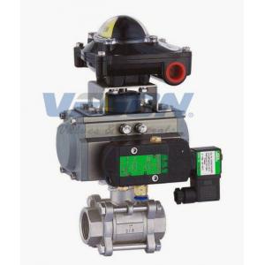 China Numatics Asco Namur Solenoid Valve With Veson Actuator For Water Waste Plant supplier