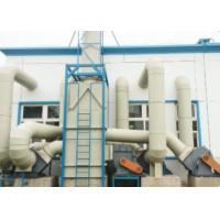 Waste gas treatment system of activated carbon mist spray paint room