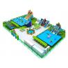 China Earth - Friendly Combined Inflatable Amusement Park With Slide And Water Pool wholesale