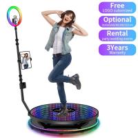China Indoor Birthday Party Supplies 360 Photo Booth Mirror for Party Platform Height 25CM on sale