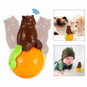 China Pet Dog And Cat Toys Shaking Around Bear Funny Tumbler 0.75lb Lightweight supplier