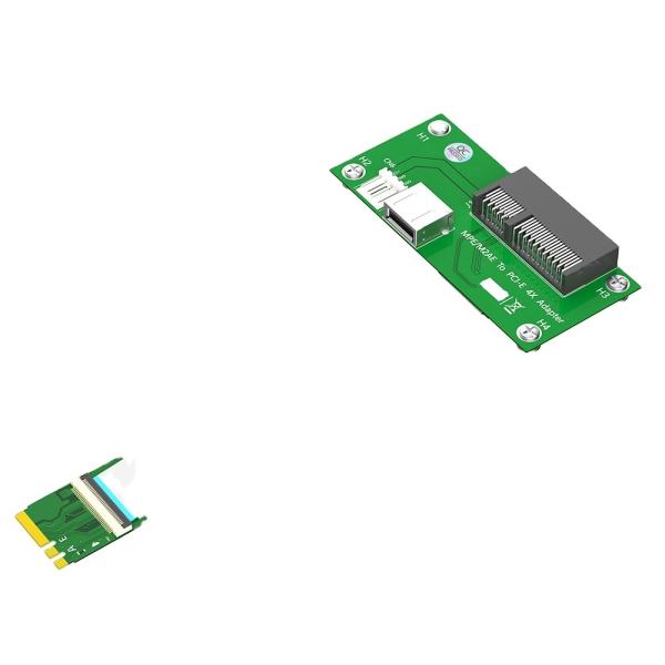 Adaptateur d'ordinateur de 480 Mb/s clé A/E vers PCIe X4 carte USB Riser M 2 Ngff Adaptateur Ssd