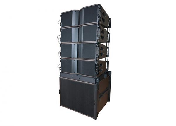 Lightweight Ground Stack Line Array , Music Playback Sound System Line Array