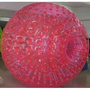 China Red Single Color Inflatable Zorb Ball for Kids supplier