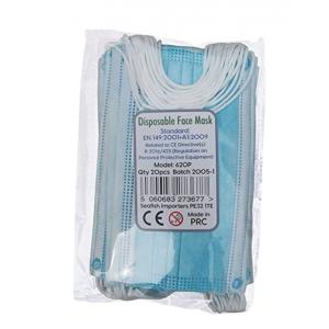 Medical Protective Disposable Face Mask 3 Ply Filter Melt Blown Fabric