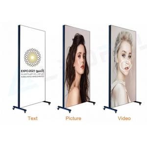 Indoor P2 Digital floor poster display For Store Advertising Mirror 3840Hz Refresh WIFI
