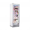 China 220V 450L vertical display freezer with digital thermostat CB CE certification wholesale