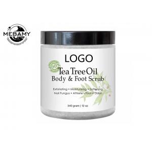 Tea Tree All Natural Body Scrub 100% Pure Dead Sea Salt For Killing Foot Fungus