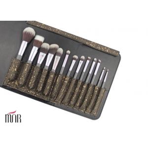 China Nylon Hair Makeup Brush Makeup Brush Cylinder Multicolor with Shiny Aluminum Ferrule supplier