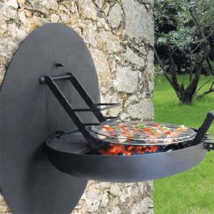 China Fold Hanging  Steel BBQ Grill  Garden Portable Barbecue Grill Wall Installation supplier