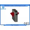 Double Moter Flap Barrier Gate Acrylic Counter Turnstiles With RFID Card Reader