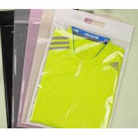 China Clear Transparent Pvc Bag , Clothes Pin Pvc Hanger Bag Three Side Seal on sale